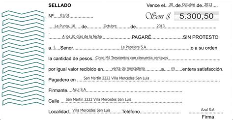 Como Completar Un Pagaré Sin Protesto Marca Húsares Foros Del Portal
