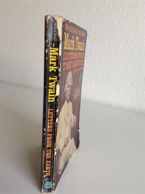 Vintage 1963 Book Letters From The Earth By Mark Twain