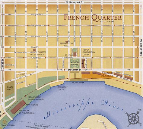 30 Map Of French Quarter Hotels Maps Database Source