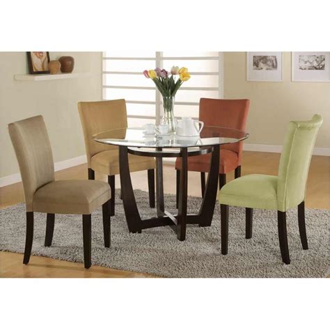Cb48rd Coaster Furniture Pedestal Dining Table With Glass Top
