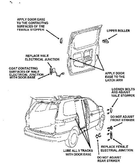 43 2005 Toyota Sienna Sliding Door Parts Diagram