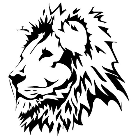 Lionhead Rabbit Stencil Roar Clip Art Lion Face Png Download 600