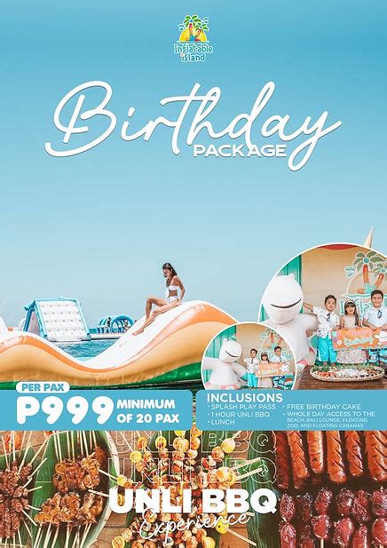 Birthday Packages Inflatableisland