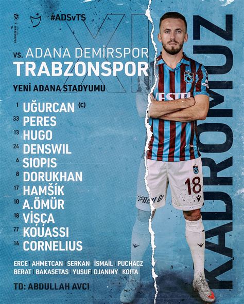 Trabzonspor On Twitter Adana Demirspor Ma Ilk Imiz Adsvts