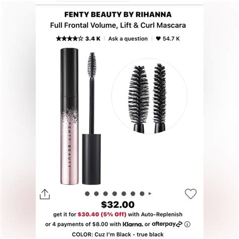 Fenty Beauty Makeup Bnib Fenty Beauty Mascara By Rihanna Poshmark
