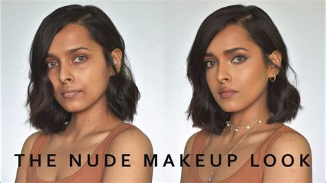 nude makeup look using products under ₹500 youtube