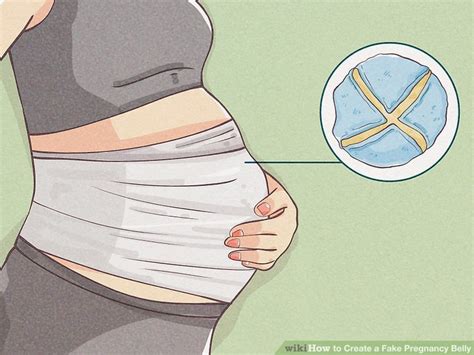 3 Ways To Create A Fake Pregnancy Belly Wikihow