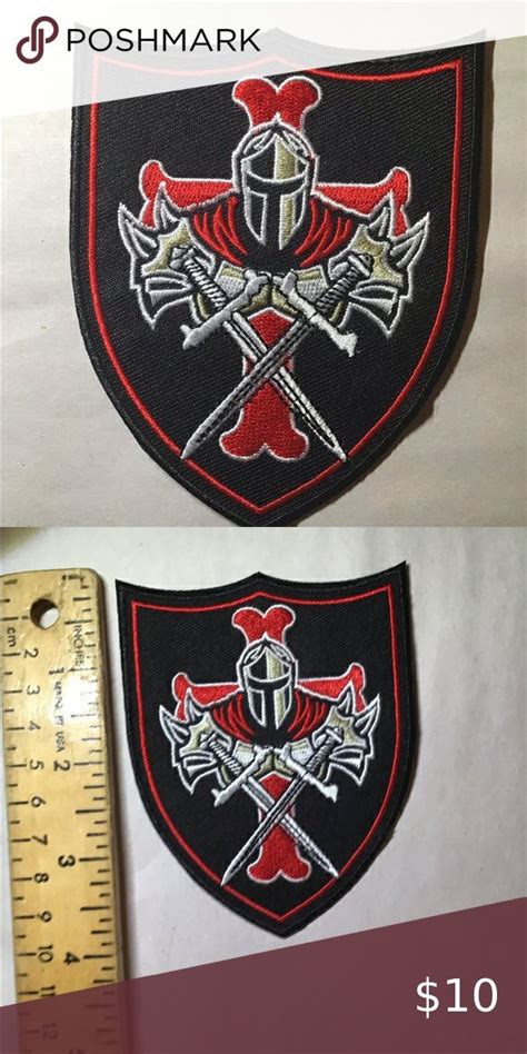 Medieval Knight Iron On Patch Medieval Knight Iron On Patches Knight