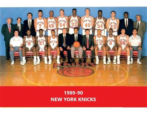 1989 90 New York Knicks 8x10 Team Photo Picture Ny Basketball Nba