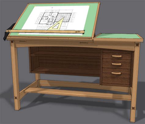 Free Drafting Table Plans Woodworking Project Plans Woodworking