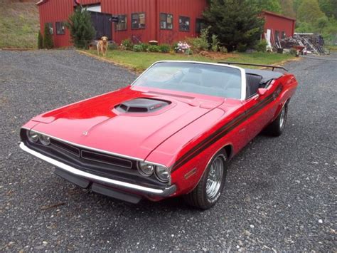 1971 Dodge Challenger Rt 440 Six Pack Convertible Classic Dodge Challenger 1971 For Sale