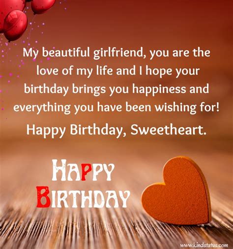 150 Happy Birthday Wishes For Girlfriend