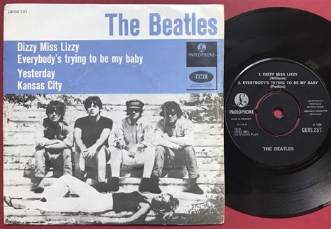 Nostalgipalatset Beatles Dizzy Miss Lizzy 3 Danish Ep 1965