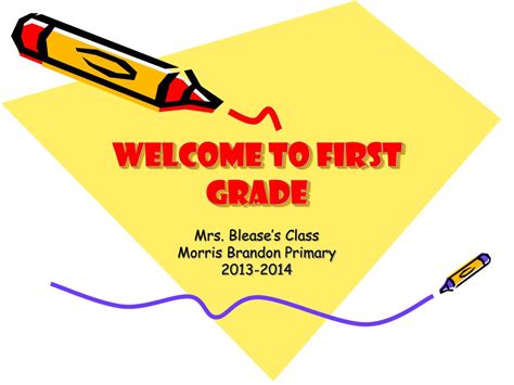 Ppt Welcome To First Grade Powerpoint Presentation Free Download