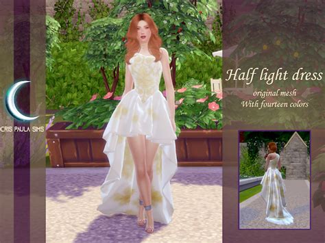 The Sims 4 Mary Wedding Dress Cris Paula Sims In 2022 Sims 4 Wedding