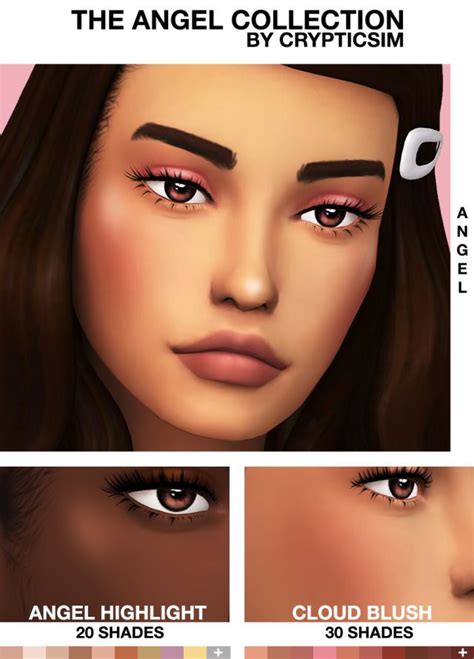 The Angel Collection Makeup Cc Sims 4 Cc Makeup Sims
