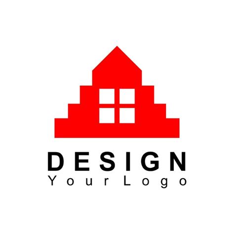 Premium Vector Red House Logo Design