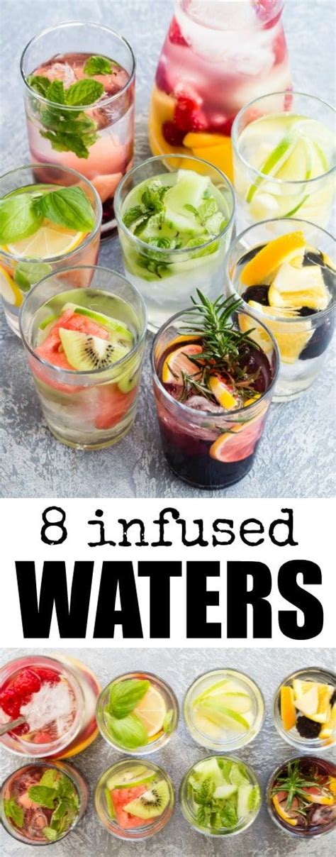 8 Infused Water Recipes Recipe Water Recipes Infused Water Fruit