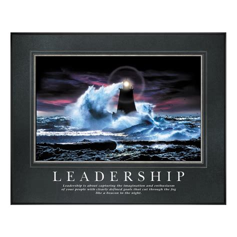 Leadership Lighthouse Motivational Poster 734902 Successories