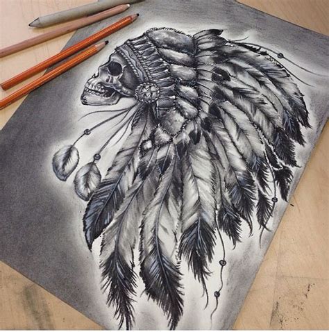 Painted cow skull designs related keywords. Indian skull headdress | Headdress tattoo, Indian skull ...