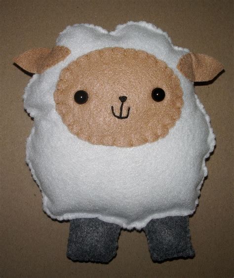 White Sheep Plushie By Kiddomerriweather On Deviantart