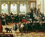 Presentation Of The Pomeranian Kunstschrank To Duke Philip II Of ...