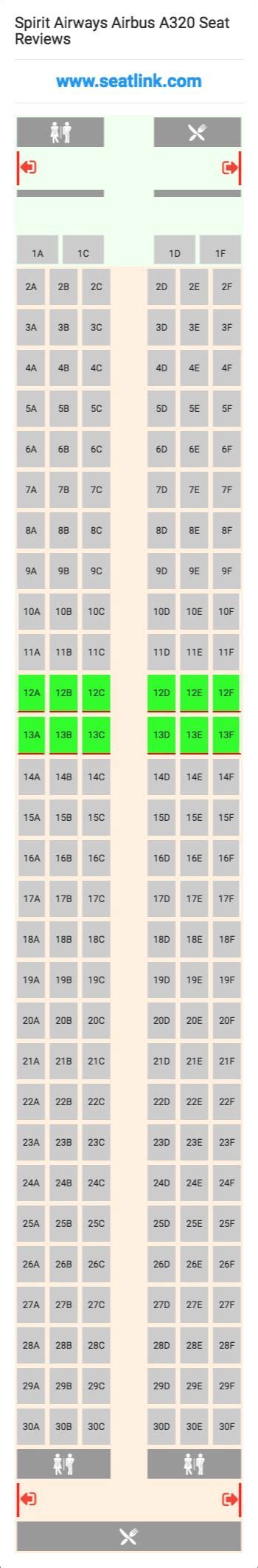 Seating Chart Spirit Airlines