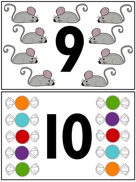 Clipart Of Numbers 1 10 Clipground