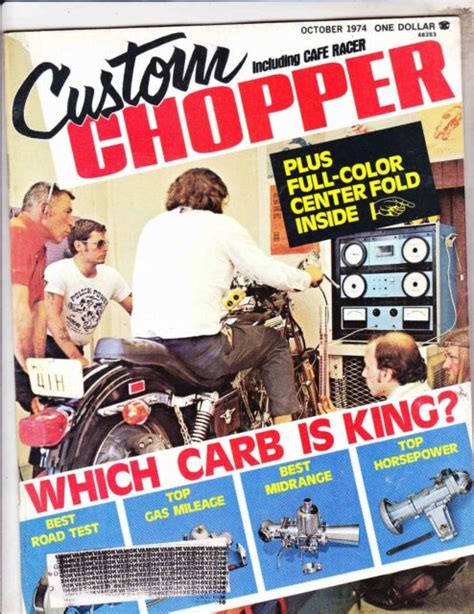 Custom Chopper Magazine October 1974 Ebay