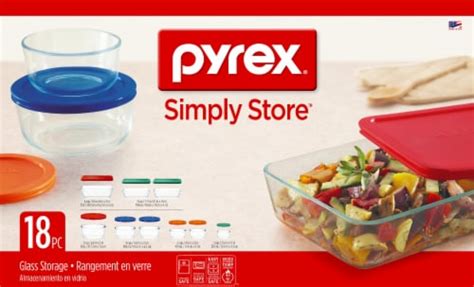 Pyrex® Simply Store™ Glass Storage Set 18 Pc Smith’s Food And Drug