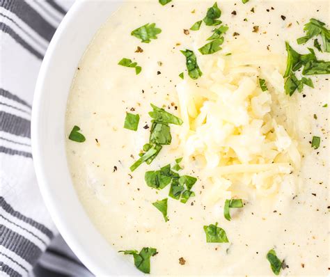 Roasted Cauliflower And Cheddar Soup Tabs And Tidbits