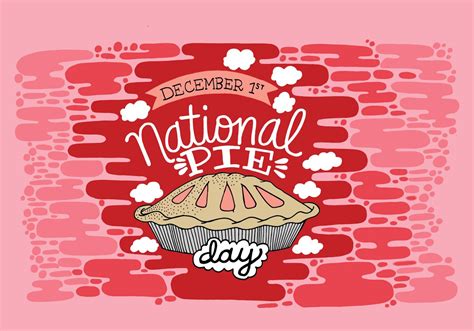 National Pie Day Pie Day Day Vector Art
