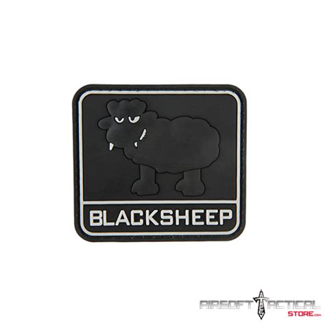 Big Black Sheep Pvc Morale Patch Color Black By Lancer Tactical