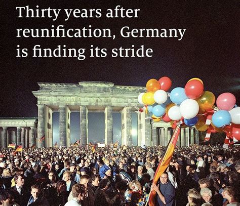 Thirty Years After Reunification Germany Is Shouldering More Hong