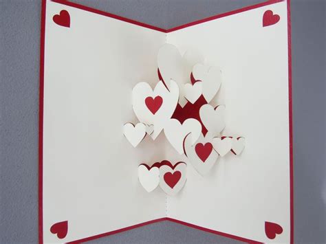 Pin De Leida Linden En Popupkaarten Tarjetas 3d Corazones Regalos