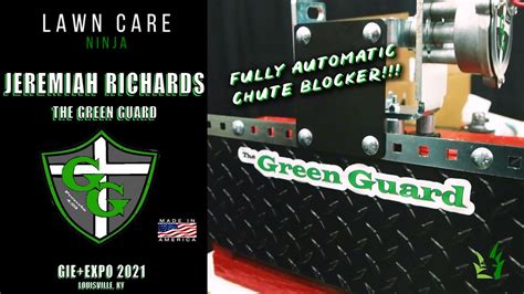 The Green Guard Motorized Chute Blocker For Your Mowers Youtube