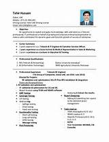 Master Degree Resume Example Pictures