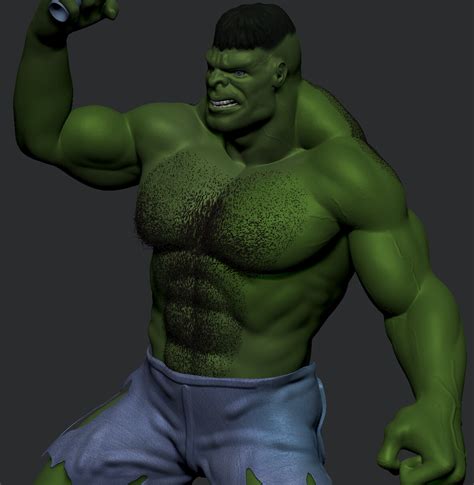 Artstation Hulk Wip
