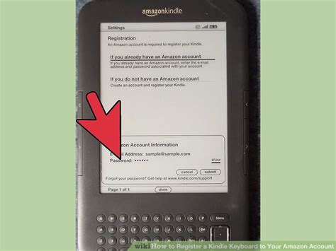 How To Register A Kindle Keyboard To Your Amazon Account 9 Steps