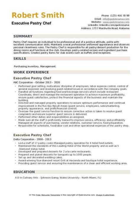 How To Make Resume For Chef How Delicious Or How Fast They Are Released