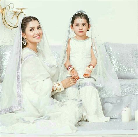 Aiza Khan Mom Daughter Outfits Pakistani Bridal Dresses Mother