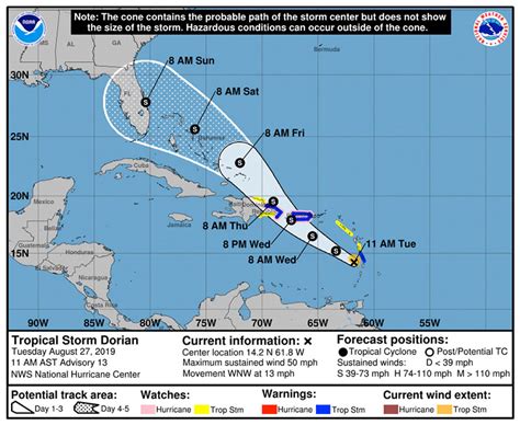 Dorian Tropical Storm Warning Issued For Dominican Republic Travel Agent Central