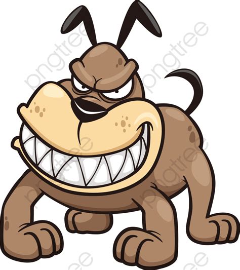 Angry Dog Vector Puppy Dogs Cartoon Dog Png And Vector With