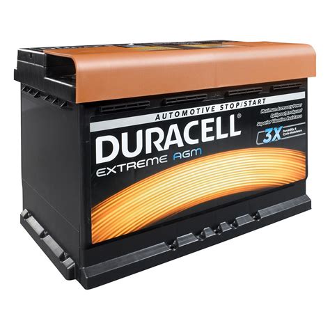 Duracell 110 De80 Agm Extreme Car Battery Uk
