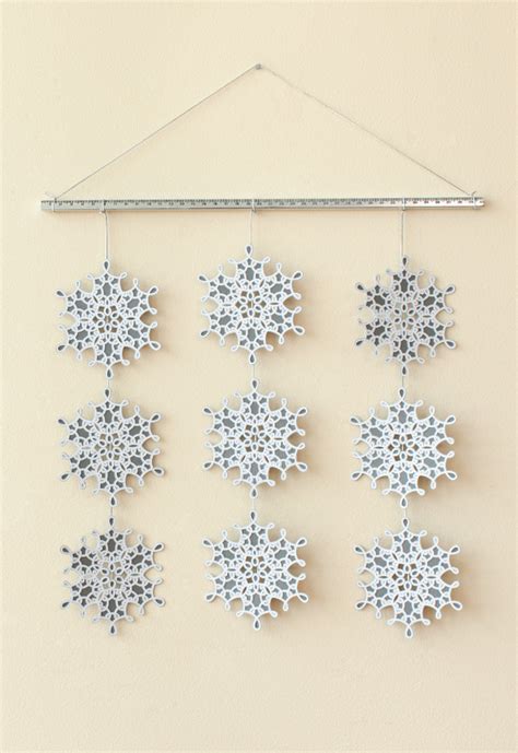Holiday Snowflakes Cricut Image Set Hanging Snowflake Wall Decor