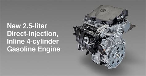 New 25 Liter Direct Injection Inline 4 Cylinder Gasoline Engine