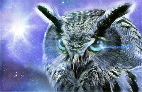 Eagle Owl Owl Sky Art Free Stock Photo Public Domain Pictures