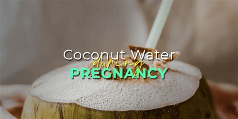 Coconut Water During Pregnancy Celebes