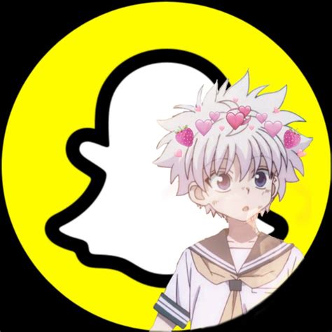 Snapchat Anime Icon Photo De Logo Icône Application Fond Décran