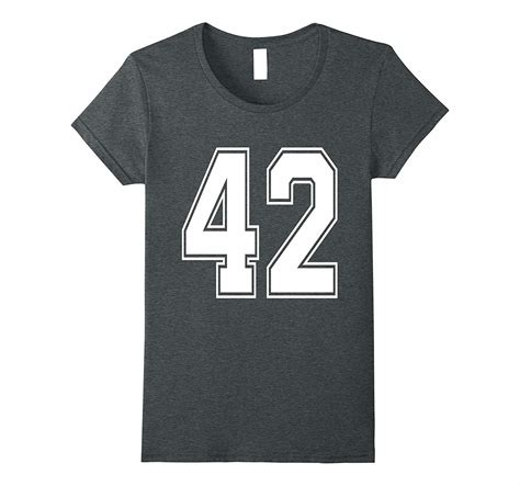 New Tee 42 Number 42 Sports Jersey T Tee My Favorite Player 42